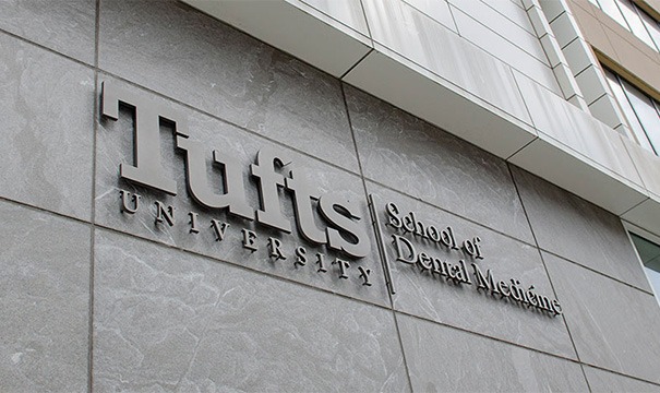 Outside view of dental school building