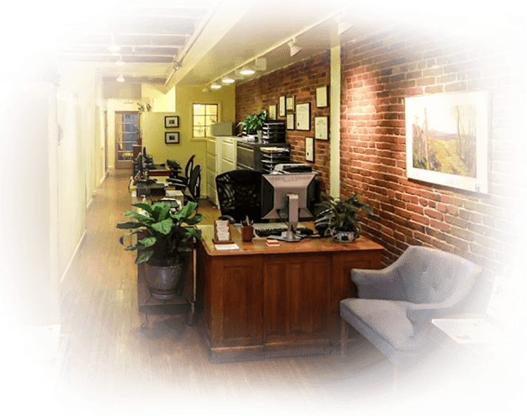 Dental office waiting room