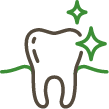 Icon of a hand holding a tooth