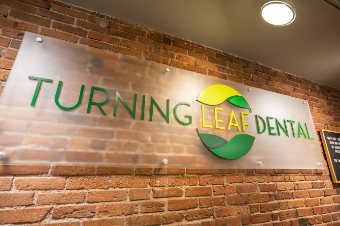 Hallway to dental treatment rooms