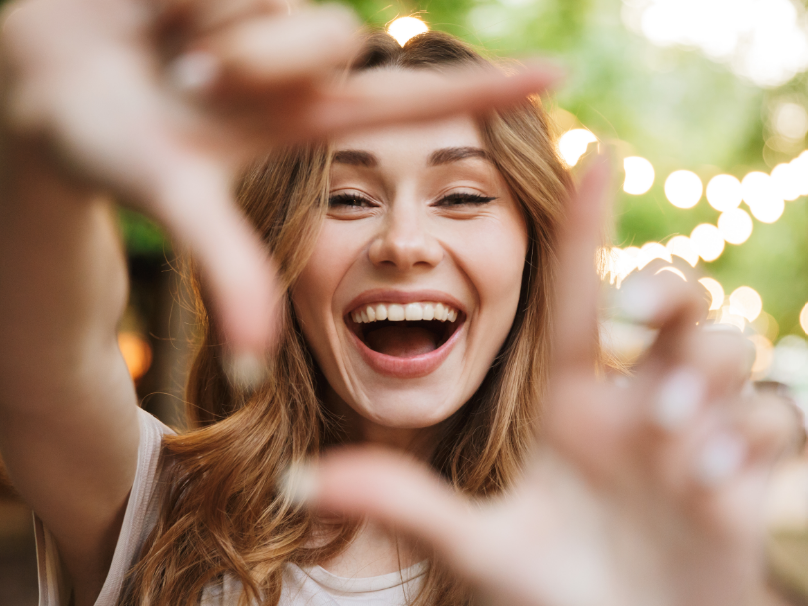 Smiling woman